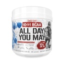 5% תזונה עשירה Piana AllDay You May BCAA אבקה | Premium Intra & Post Workout Amino Acids, EAA, Electrolytes | הידרה, אנדרטה, התאוששות | טבעוני & Keto | 16.4 oz, 30 Srvgs (כחול פטל)