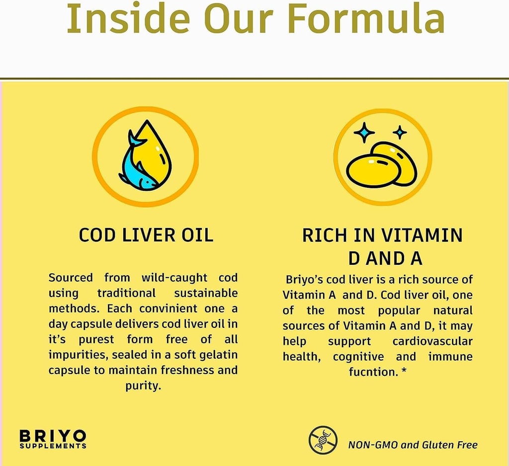Generic Cod Liver שמן אומגה שומן Acids עם ויטמין A & D Cod Liver שמן קפסולת לעזור להפחית כאב משותף ולשמור על מערכת החיסון עבור Unisex