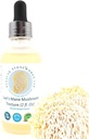 White Lion's Mane Mushroom Alcohol Tincture - Holistic Health - 2 oz Double Extracted, Triple-Microned פילטר המספק בהירות גבוהה וטוהר.