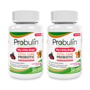 Probulin Total Care My Little Bugs Prebiotics, Probiotics & Postbiotics - 5 מיליארד CFU - 15 סטרינס - 30 טבליות צ'וייט (Twin Pack)