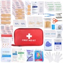 עזרה ראשונה Kit 194 Piece Kits for Hiking Camping Trauma Kit for Boat Vehicle קומפקטי Kit for Home Car Travel Survive