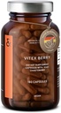 Vitex Berry - Premium Chasteberry 4:1 לחלץ (Vitex Agnus Castus) - Menopause & PMS תמיכה - איזון הורמונלי לנשים - 180 קפסולות - 6 חודשים אספקה - מיוצר בגרמניה