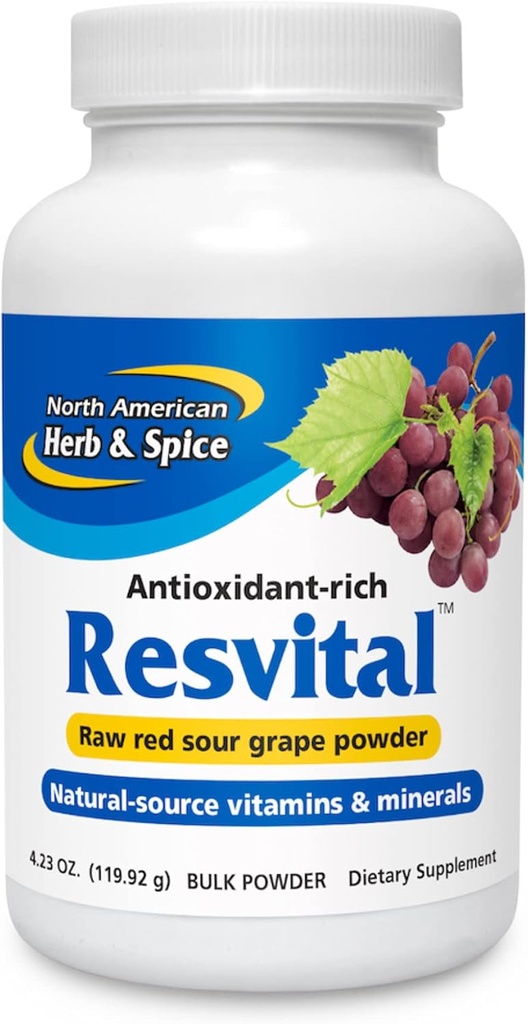 North American Herb and Spice, Resvital Bulk אבקת 120-Grams