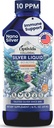 Optivida Health Nano Colloidal Silver נוזלי (1LB) - תוספי תמיכה ב-Immune עם Silver Hydrosol, נוזל לתמיכה ב- Immune, Colloidal Silver עבור מערכת החיסון, 10 PPM.