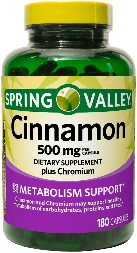 עמק האביב Cinnamon 500mg Metabolism תמיכה