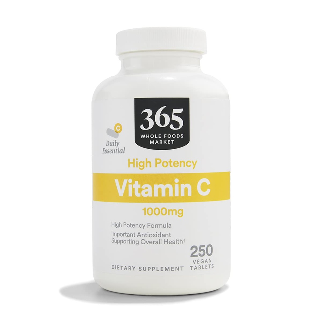365 על ידי Whole Foods Market, ויטמין C 1000Mg, 250 הרוזן