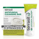 טרייר Antifungal Cream + Antifungal Soap 2 מוצרים Kit קלינית-Proven Clotrimazole טיפול יעיל & הקלה: Jock Itch Athletes Footgal Yeast זיהום תולעי (50g ו 75g בר)