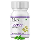 InLIFE Licorice Root Extract (Yasthimadhu) סטנדרטי ל > 20% Glycyrrhinic Acid תוסף, 500 מ"ג - 60 קפסולות צמחוניות