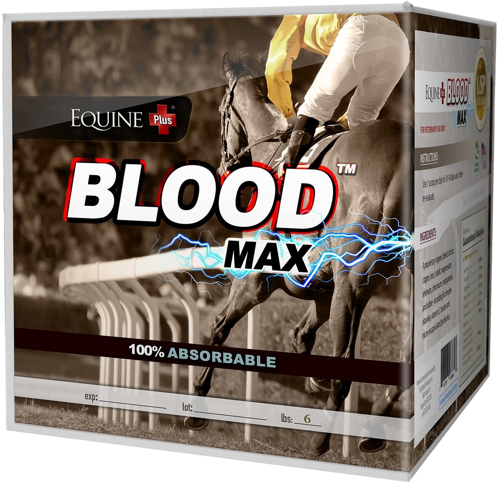 (6lbs.) - ביצועי Red Blood Cell Health Builder for Horses - 100% ברזל בלתי ניתן להשגה, קופר, Zinc & B Complex ויטמינים