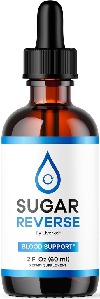 LIVORKA Sugar Reverse - Sugar Reverse Drops, Sugar, Sugar Reverse Reviews, Sugar Reverse Drops הרשמי תוספת נוזלית, SugarReverse Drop, 1 בקבוק לחודש