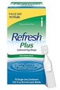 מרעננים פלוס Lubricant עין טיפות לעיניים יבשות, Preservative-Free,Value Size, 0.01 Fl Oz Single-Useers, 70 Count