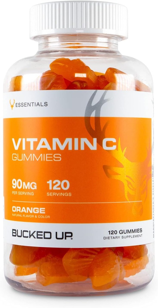 DAS LABS Bucked Up ויטמין C Gummies 90 מ"ג, 120 חניכיים - Essentials