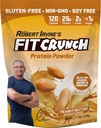 FITCRUNCH Tri-Blend Whey חלבון, Keto Friendly, Low Calories, High Protein, Gluten Free, Soy Free (18שרתים, Peanut Butter)
