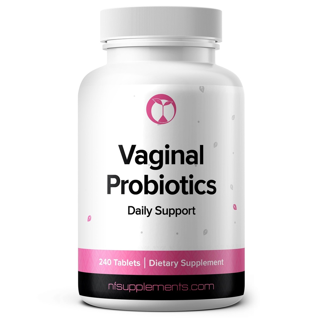 תוסף Probiotics תומך PH Balance & Intimate פלורה 240 טבליות 3 מיליארד CFU (240, Vaginal Probiotics)