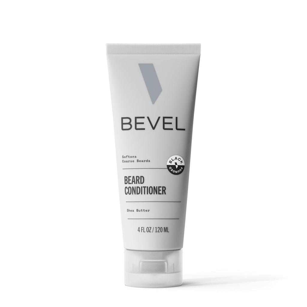 Bevel Beard Conditioner for Men - Beard Softener עם שמן קוקוס, Shea Butter ו Aloe Vera, Softens and Conditions Beard כדי לעזור להפחית את השבר, 4 Oz