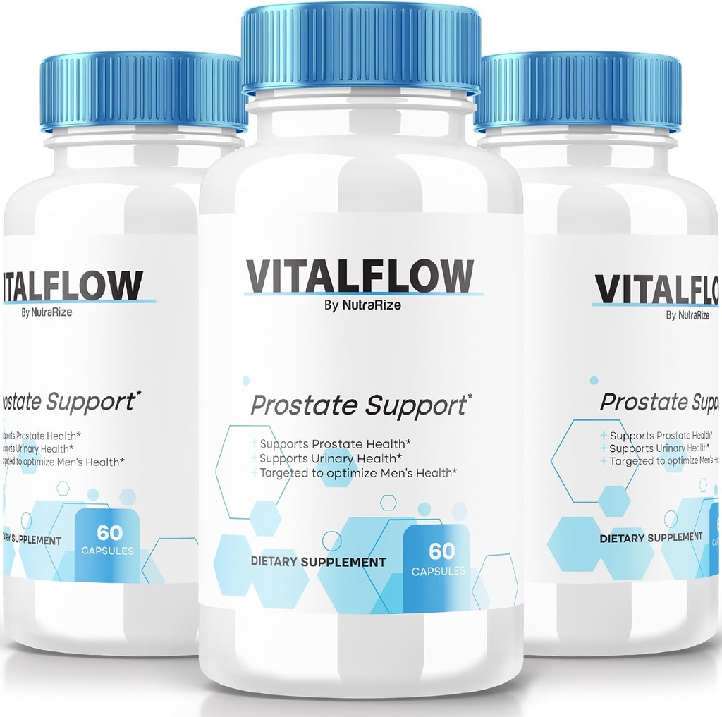 (3 Pack) AcalFlow קפסולות, VitalFlow Advanced Prostate Support Formula, פורמולה טבעית רשמית ל- Regain Control, גלולות כוח מקסימליות לתמיכה ב-Val Flow Reviews (180 קפסולות)