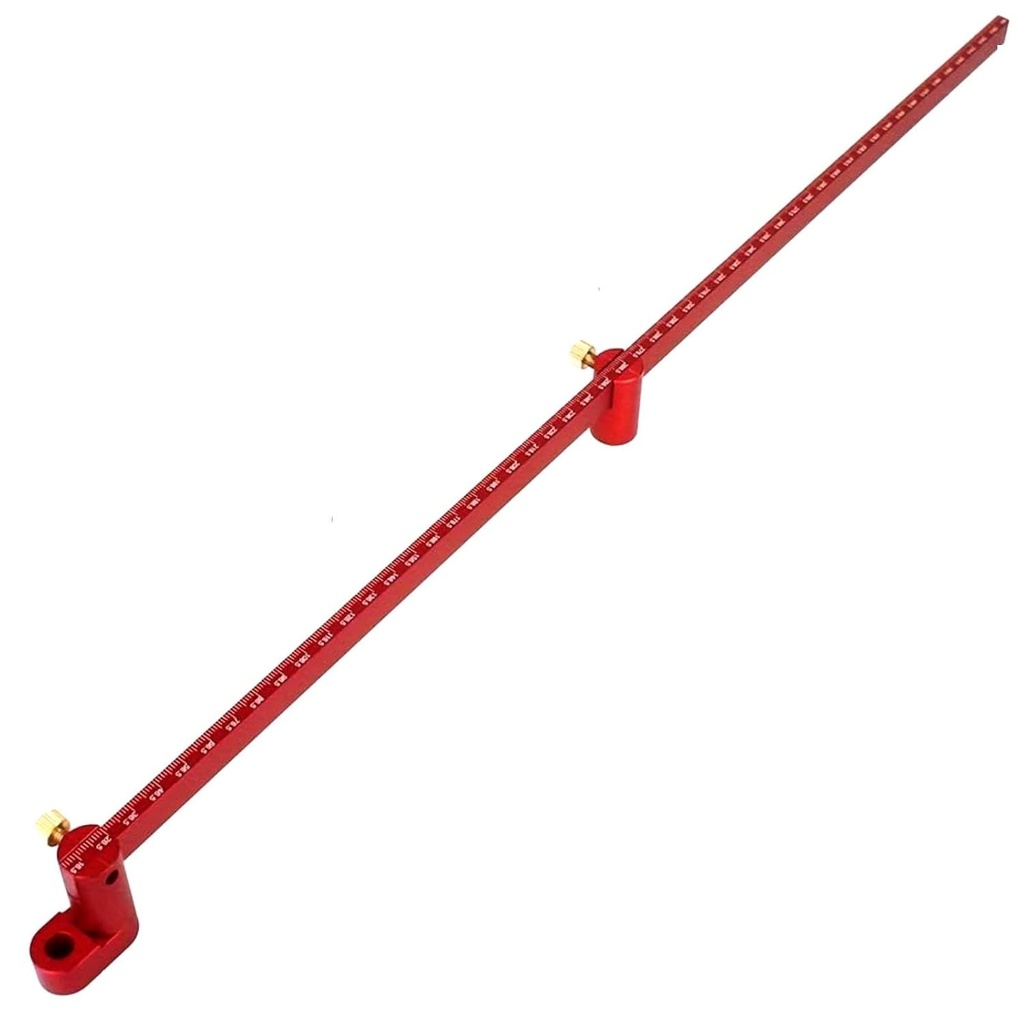 550mm Circle Compass, Large Wood Works Compass Scriber, Drawing Tool (אדום)