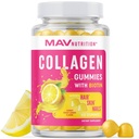 חניכיים קולגן לנשים | 200mg hydrolyzed Collagen + 2500mcg Biotin, עם ויטמין C, E & Zinc | Anti Aging, Hair growth, Skin, Strong Nails | Non-GMO ויטמינים
