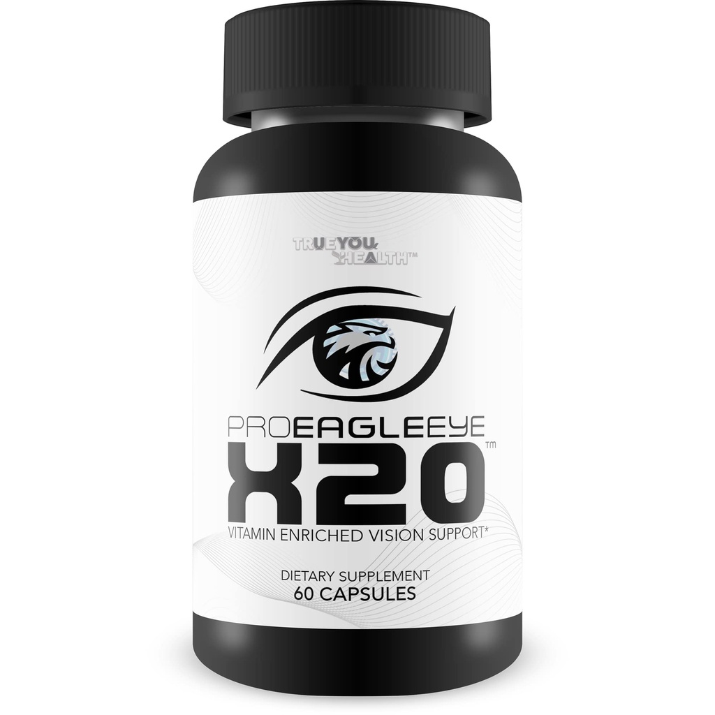 Pro EagleEye x20 - ויטמין Enriched Vision תמיכה - Multi-Vitamin & מינרלים חזון תוספי - עזרה העין  Sight & Eye Health - Pro Eagle Eye X20 ויטמינים כדי לחזק את הראייה - עזרה
