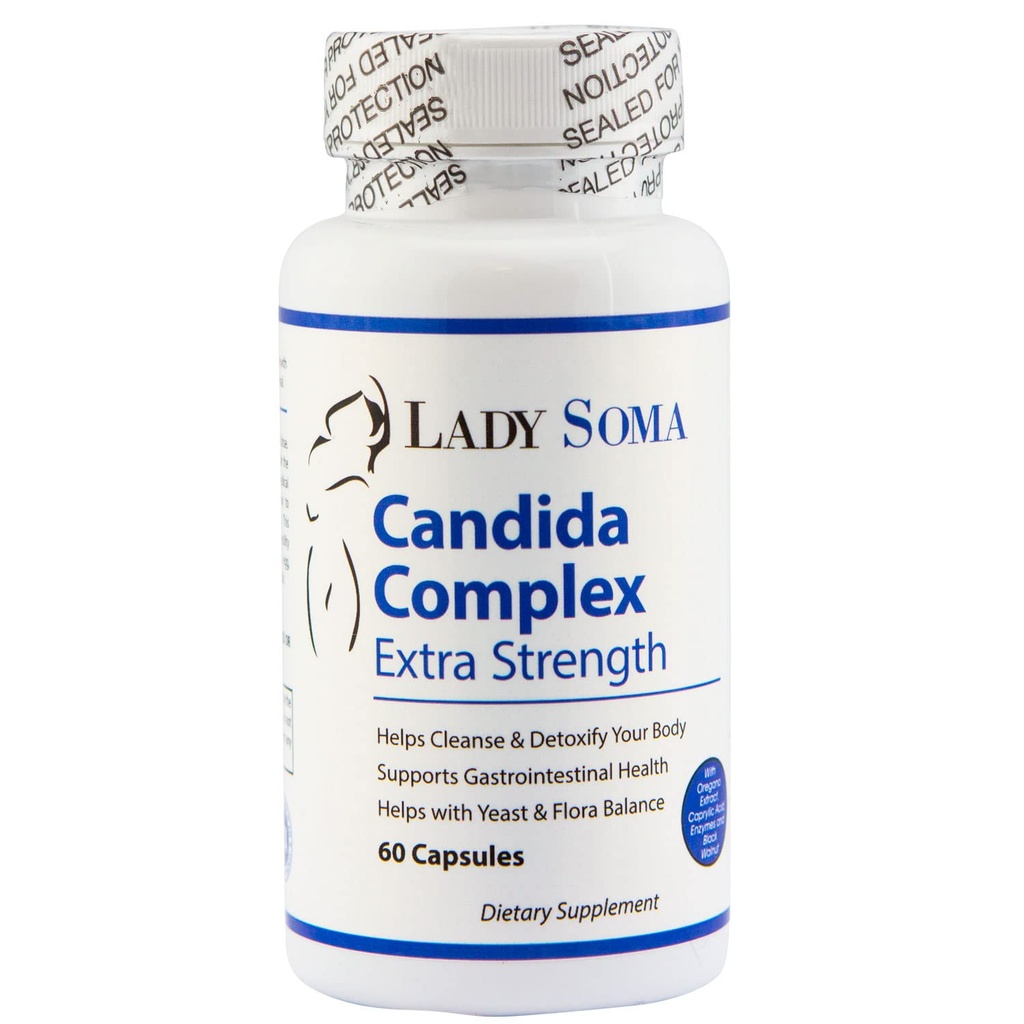 Lady Soma Candida Complex - תוספת כוח Yeast & BV Overgrowth קפסולות
