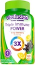 3 Immune Power Gummy ויטמינים להשלים עם Vitafusion, 60ct-L8
