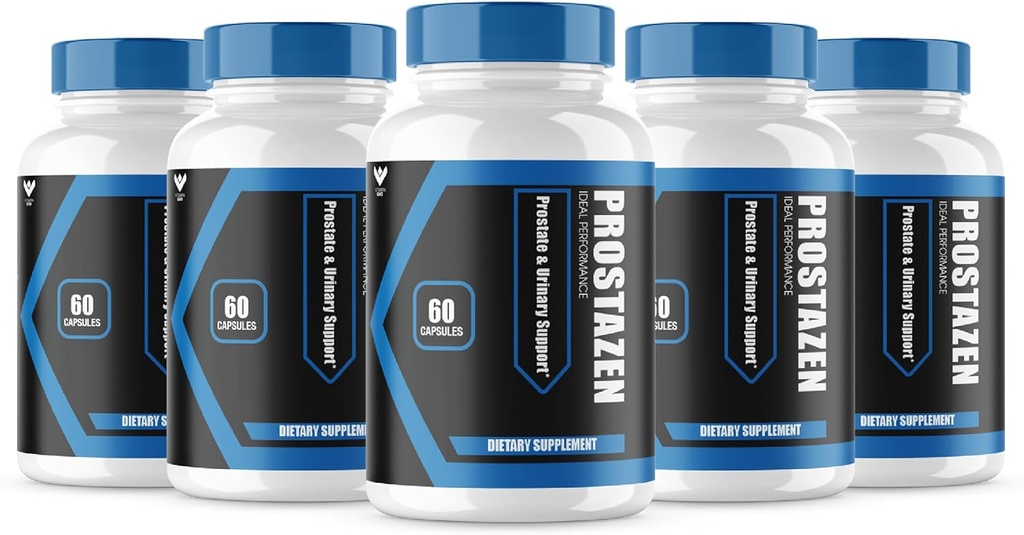 (5 Pack) Prostazen כמוסות, גלולות Prostazen רשמי לתמוך Prostate Health, Prostazen Plus Premium Prostate Formula, Prostazen for Healthy Prostate, Prosta Zen Pastillas ביקורות (300 קפסולות)