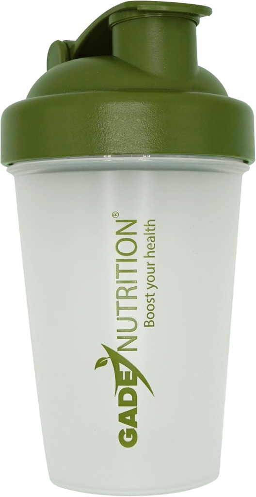 Gade Nutrition Shaker bottleer - 16oz - 400 מ"ל | BPA חינם ו-phthalate-free