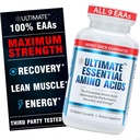 Ultimate Essential Amino Acids תוספת עבור חיתוך, מהירות ועבודהouts, All 9 EAAs, 3000 מ"ג, 40% Leucine, 4:1 BCAA Ratio, Binder-Free עם אורגני מנקה, טבעוני, Keto, non-GMO, 150 טבליות