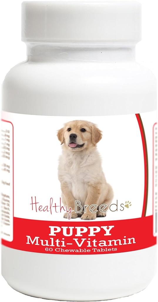 זהב Retriever Puppy dog Multivitamin Tablet 60 Count