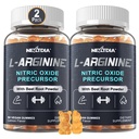 Nextdia Sugar Free L Arginine Nitric Oxide Gummies 1300mg for Men & Women with L Citrulline, Beet Root, B3 | L Arginine L Citrulline Supplements | Vegan, 120 Counts