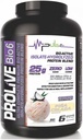 Prolive bio6 תוספי 25gr of Ultra Complete Premium, Bio-Active, Isolate-Hidrolyzed חלבון בלנדר עם חלבון Whey ריכוזrated, Low Carb, Zero Sugar ו- 5g BCC - Piña Colada Flavor - 6 LBS Total חלבון מוגדל, Low Carb, Zero Sugar ו- 5g BCC - Piña Colada Flavor - 6 LBS Total