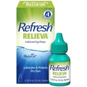 מרעננים Relieva Lubricant עין טיפות, 0.33 Fl Oz Sterile, Packaging עשוי Vary