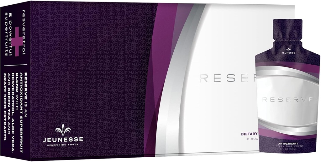 Jeunesse Global Reserve - Antioxidant Fruital תוספת של 30 Packets לכל Box (30 מ"ל)
