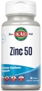 KAL Zinc 50mg hydroxy Acid מורכב, מטבוליזם בריא ו Immune תמיכה תוספת עם Zinc Orotate, Zinc Citrate, Enhanced Absorption w/ActiSorb, טבעוני, Gluten Free, non-GMO, 60 , 60 טבליות