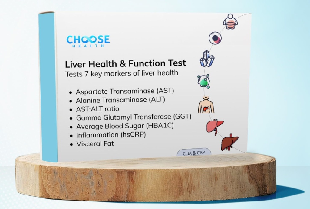 Liver Health & Function Test | 7-in-1 ב-Home Liver Test