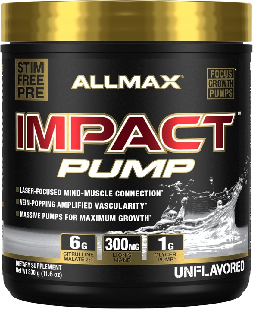 כל אפקט התזונה שלMAX מונע Stim Free Pre Workout, 30 משרתים (Unflavored)