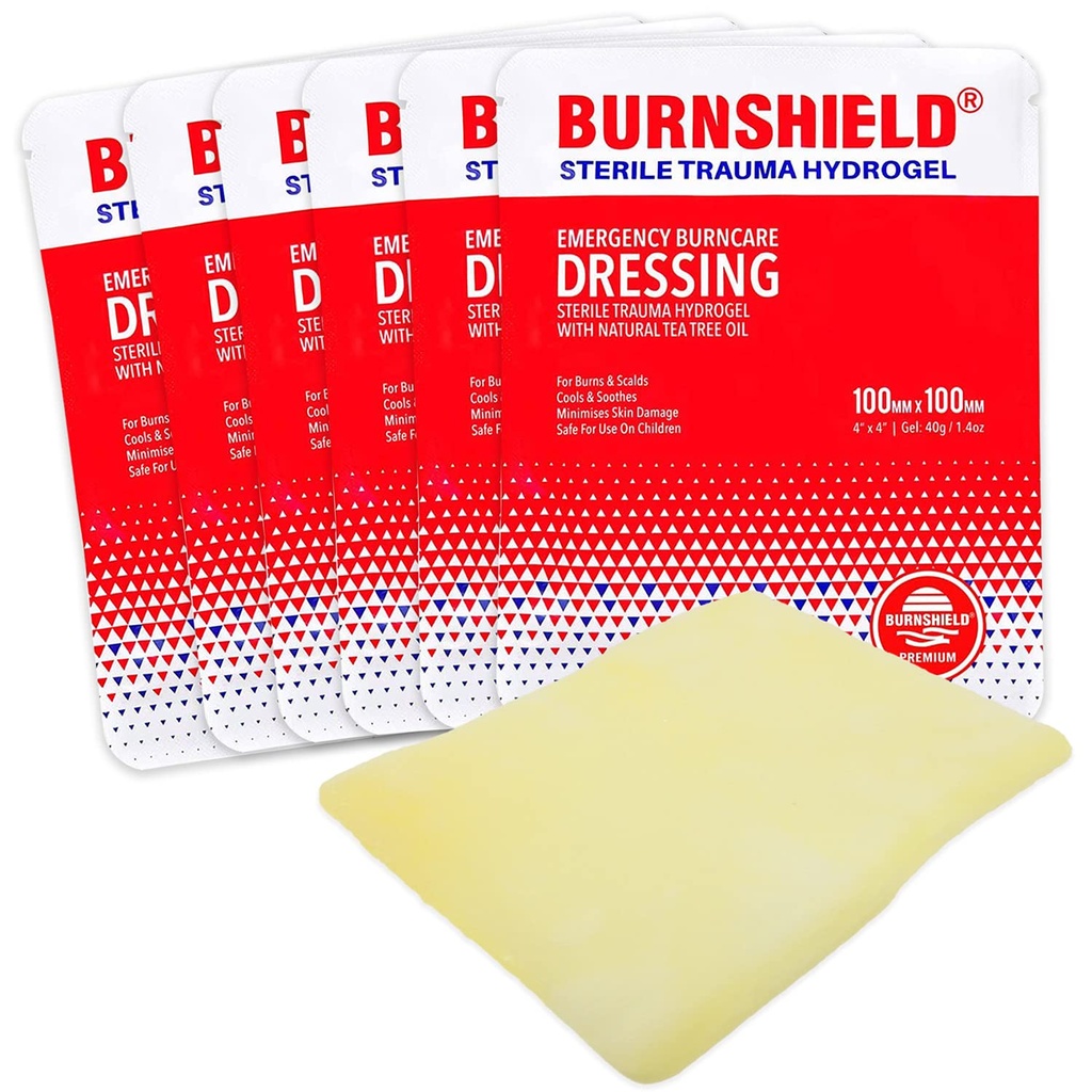 Burnshield 4 X 4 - Burn Dressing, Sterile - 6 Count