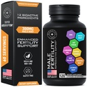 תוספי פוריות לגברים - Zinc, Maca, Ashwagandha, L-Arginine - זכר Vitality Conception for Him - Count and Motility Pregnancy Aid - ויטמינים ותמיכה פוריות גברית - 120 גלולות