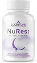 CogniTune Natural Sleep Supplement - Non Habit Forming Pills, Non Drowsy Herbal Sleep Aid פורמולה W/Melatonin, Valan Root, Lemon Balm, GABA, L-theanine, Magnesium, Amino Acids