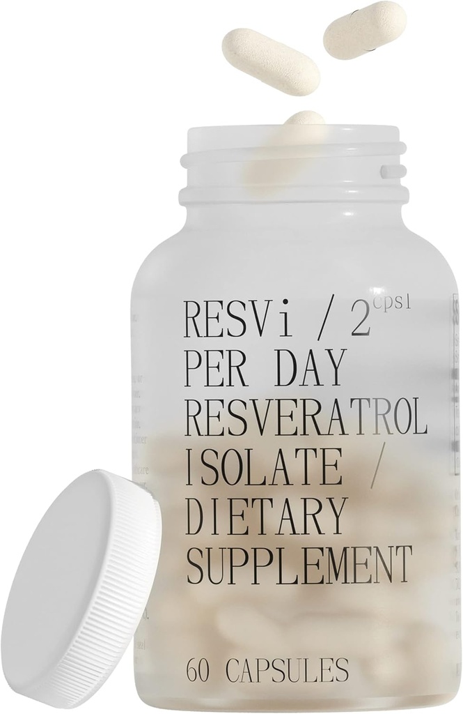 לנצח אתה NG RESVi | 600 מ"ג Trans Resveratrol Antioxidant Nutritional Dietary תוסף תזונה תזונתית תזונה תזונתית | קפסולת הזדקנות בריאה צמחונית | Manufactured ביוון | בקבוק של 60 קפסולות טבעוניות (30 משרתים)
