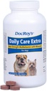 Doc Roy's Daily Care Extra, Advanced Multivitamin for Dogs, Supports Energy, Immune, שריר, עצם ובריאות המוח, מספק ויטמינים A C D3 E B Complex, Iron Zinc Magnesium Iodine, שנעשה בארה"ב 180 ct ct ct ct ct ct ct ct ct ct ct.