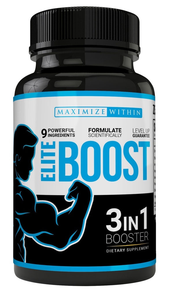 מקסימום סלים Elite Boost 3 ב 1 פורמולה באופן טבעי מקדם טסטוסטרון Libido, אנרגיה, חובה Mass & Stamina, גידולי Powerful Veggie קפסולות
