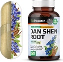 BIO KRAUTER דן שורש קפסולות - 1200 מ"ג כוח - 100 Red Sage Caps - Antioxidant Source - Salvia Miltiorrhiza Root - טבעוני