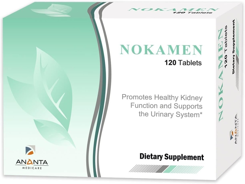 AnANTA MEDICARE Nokamen Kidney - Herbal Formula for Urinary Tract Health - 120 טבליות