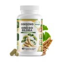 GreeNatr גינקו Biloba & Panax גינזנג תוסף - Red גינזנג המוח תוסף לזיכרון להתמקד - ג'ינקגו בילובה תוספי חזון טוב, מערכת החיסון ושיפור זרימת הדם - 60 טבליות