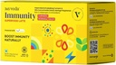 Immunity Boost Latte עם Moringa & Giloy, Turmeric, 100% תרכובות טבעיות, עשוי לשפר את העיכול, Gluten Free On-The-Go Sachets (30 Count)