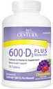 המאה ה-21 Calcium 600 מ"ג +D Plus מינרלים Chewable Tablet, 75 הרוזן