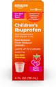 בסיס לילדים של Ibuprofen אוראלי Suspension 100 מ"ג, ברי, 4 oz (Pack of 1)