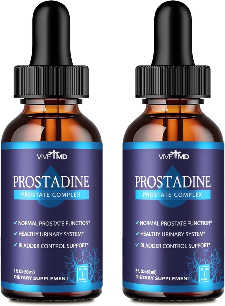 Vive MD Prostadine טיפות עבור Prostate Health, Bladder Urinating בעיות - Prostadine רשמי Drop פורמולה עבור כוח נוסף עם Pomegranate - Prostadine ביקורות (Package of 2)