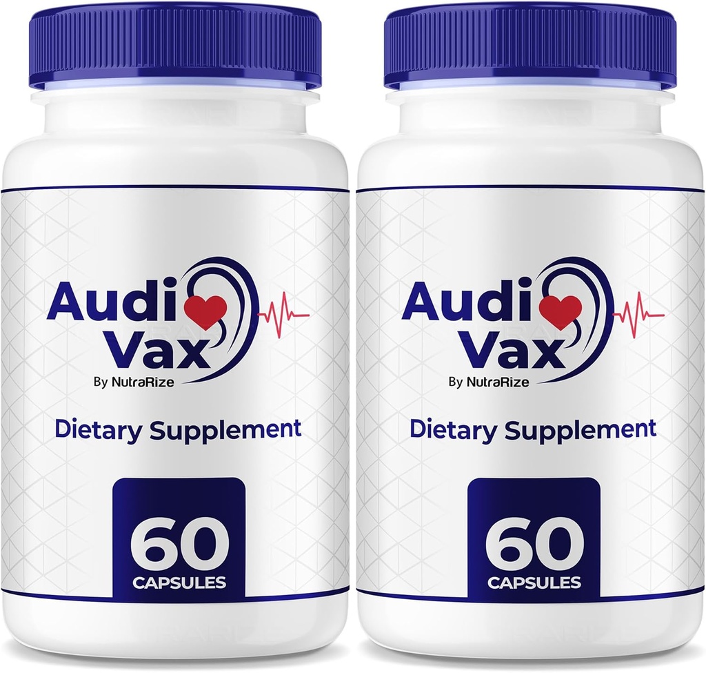 (2 Pack) Audivax - Audi Vax Advanced Max Ear Support, Natural Formula כדי לקדם את בריאות האוזן הפנימית, Audi Vax כוח מקסימלי עבור שמיעה בריאות, גלולות ביקורתיות רשמיות, ביקורות ביקורת (120 קפסולות)